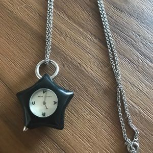 Marc Jacobs star clock necklace